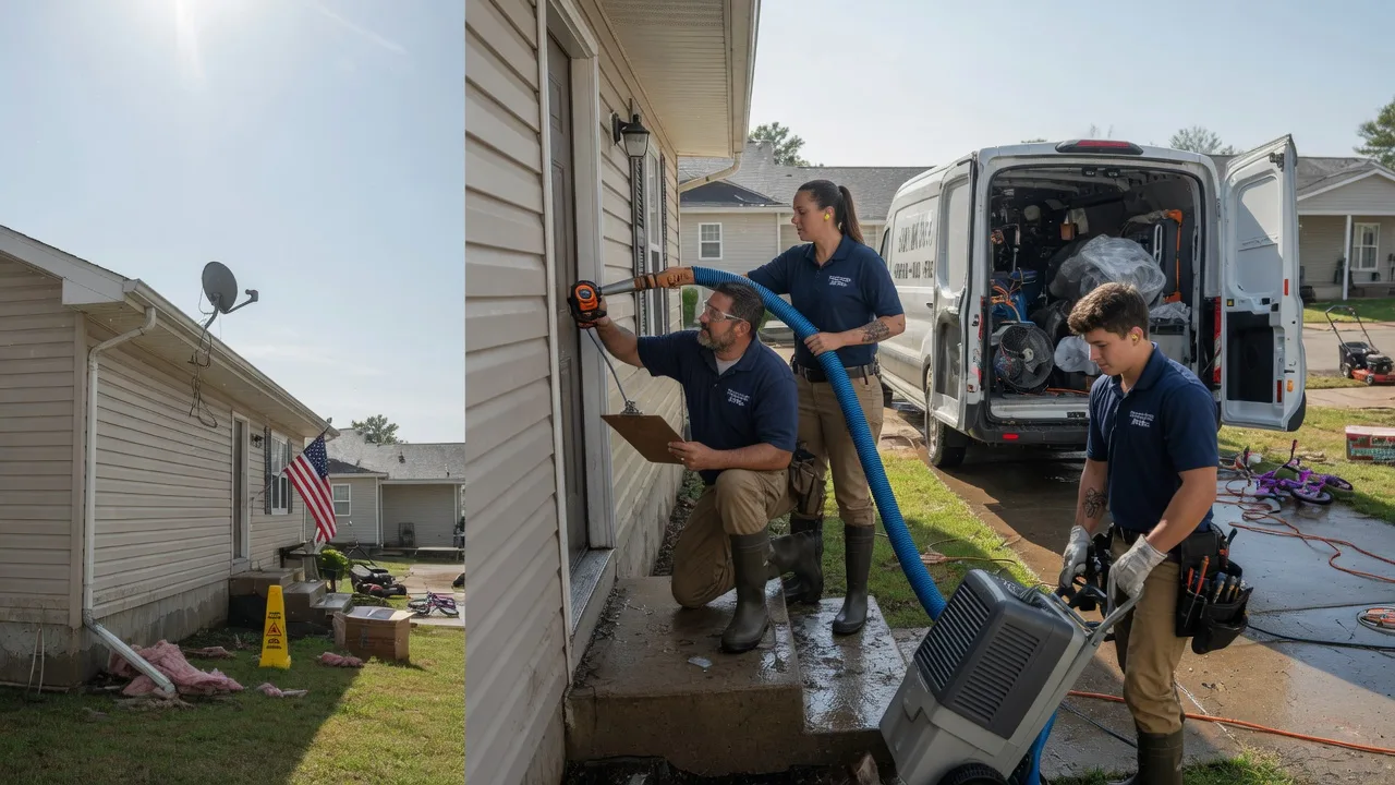 Ceiling Water Damage Restoration in Brandon, MS near me